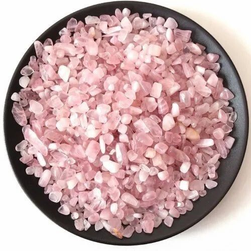 Natural Rose Quartz Gemstone Chips