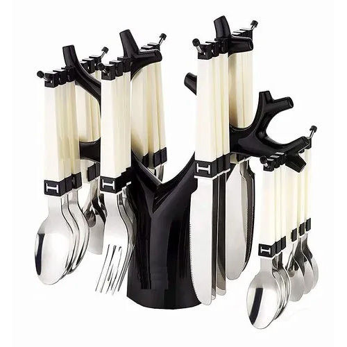 24 Plastic Kitchen Cutlery Set