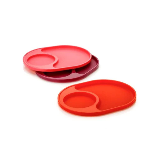 6 Pieces Plastic Dinner Plates Set
