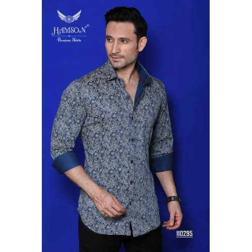 Washable Mens Cotton Printed Shirt