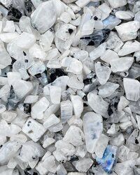 Natural Rainbow Moonstone Gemstone Chips