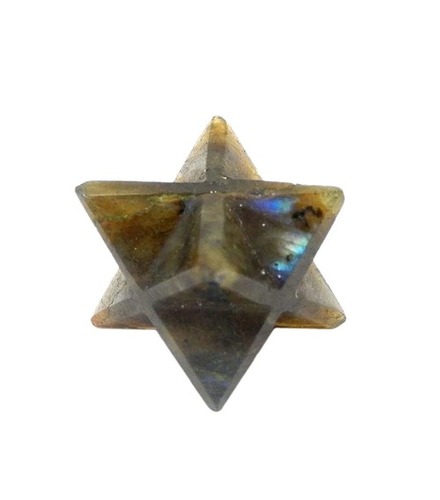 Natural Labradorite Gemstone 8 Point Merkaba Stars