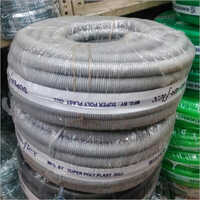 Corrugated Plastic Pipe - Plastic, Oval Shape, Grey Color | Male Threaded Connection for Efficient Subsoil Drainage Solutions
