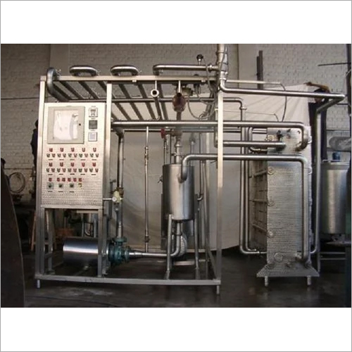 Milk Chilling Plant - Stainless Steel, Air Cooling, Silver | CIP Cleaning System, Computerized, Automatic