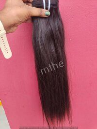 UNPROCESSED MACHINE WEFT STRAIGHT HAIR EXTENSIONS