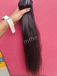 UNPROCESSED MACHINE WEFT STRAIGHT HAIR EXTENSIONS