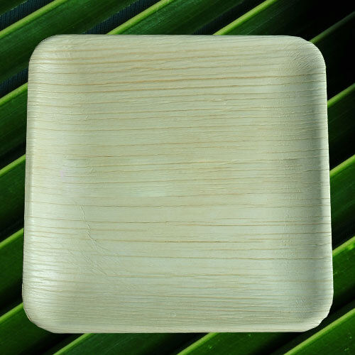 Brown 11 Inch Palm Plate