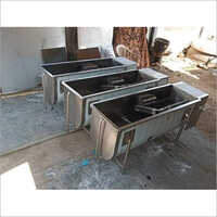 Can Washer - 500 Liter Stainless Steel, Automatic Coated Surface For Cleaning Raw Milk Canes