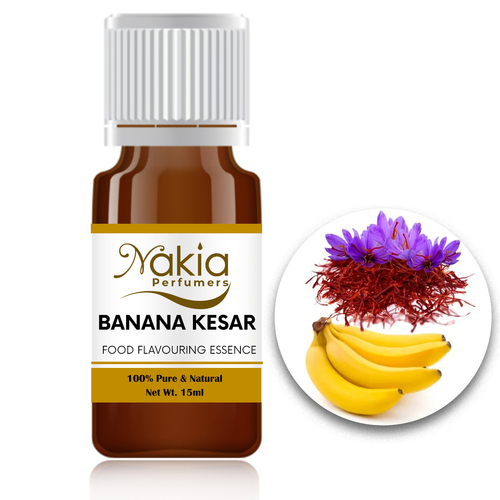 Buy Natural Banana Kesar Food Essence Flavour Online at Best Price in Delhi India Nakia Perfumers By NAKIA PERFUMERS