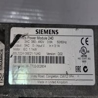 SIEMENS 6SL3224-0BE21-1UA0 POWER MODULE