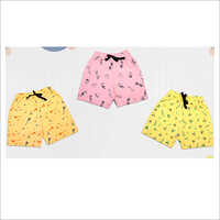 Baby Shorts - Cotton, Sizes S/M/L/XL, Multi Color, Printed | Anti-Wrinkle, Breathable, Quick Dry, Non-Toxic, Washable, For Summer