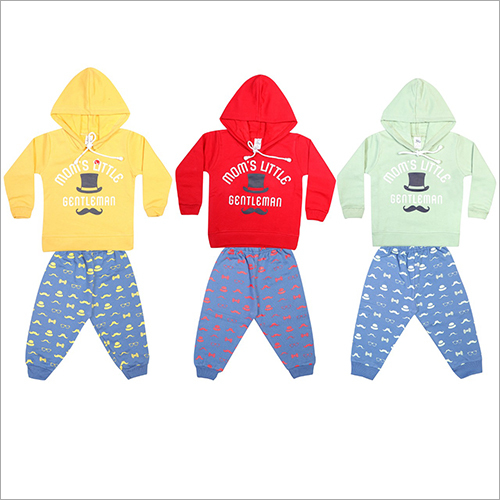 Winter Hoody Baby Suit - Woolen Material, Plus Size, O-neck Collar, Printed Pattern | Breathable, Non Toxic, Quick Dry, Anti Wrinkle, Washable
