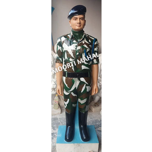 Marble Soldier Statue