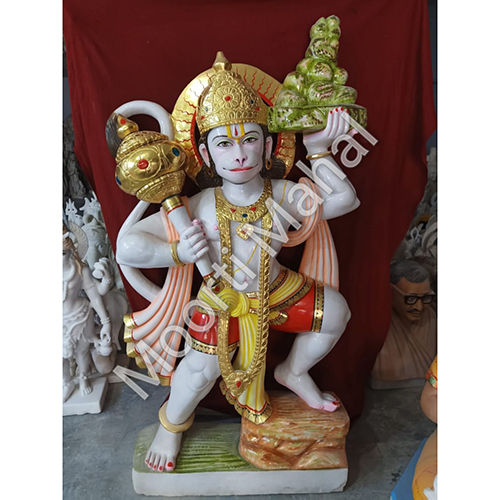 Polished Marble Hanuman Statue