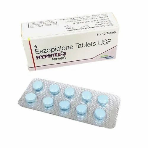 3 Mg Hypnite 3 Eszopiclone Tablet Specific Drug