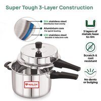 TRIPLY OUTER LID PRESSURE COOKER - 3 LTR