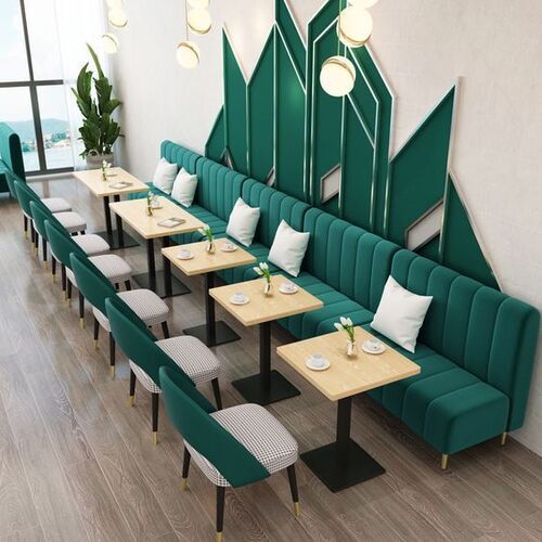 Modern Wooden restaurant Sofa Set