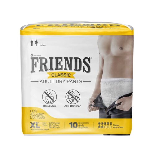 FRIENDS CLASSIC ADULT DRY PANTS EXTRA LARGE