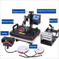 Combo Heat Press Machine - Mild Steel Construction, Automatic Functionality | Uv Curing Ink Compatibility, Computerized Operation