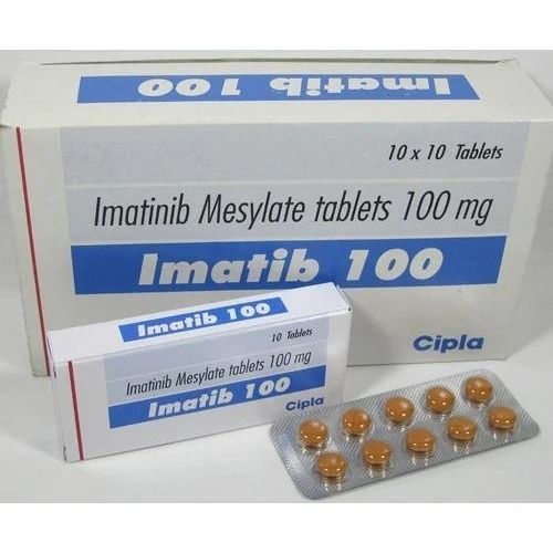 Imatib 100 Tablet - Tyrosine Kinase Inhibitor for Blood Cancer Treatment | Designed for Daily Use with Food, Regular Monitoring Required