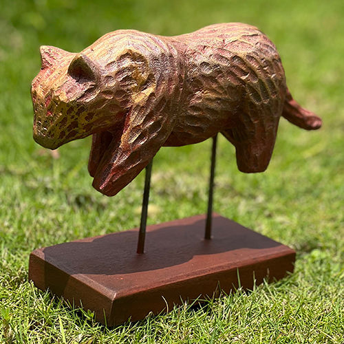 Brown Decorative Bear Statue