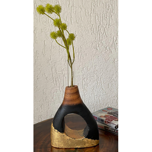 Home Wooden Flower Vase