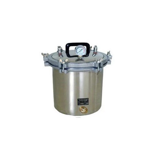 Aluminium Portable Autoclave - Capacity: 10-15 Ltr
