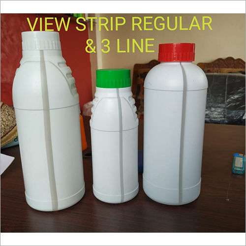 3 Line View Strip Regular Pesticide Bottle