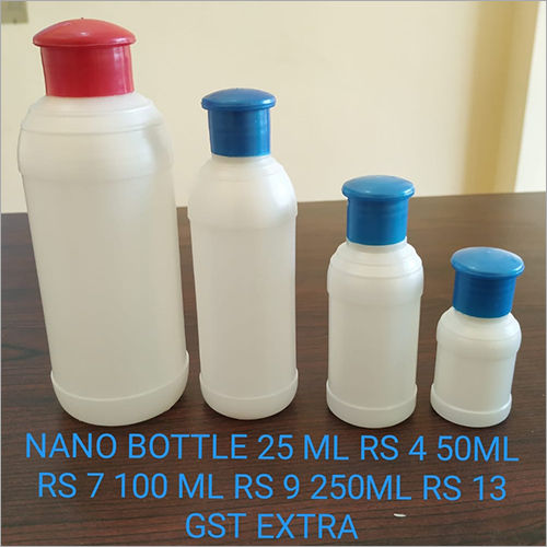 White 25ml To 250ml Nano Pesticide Bottle