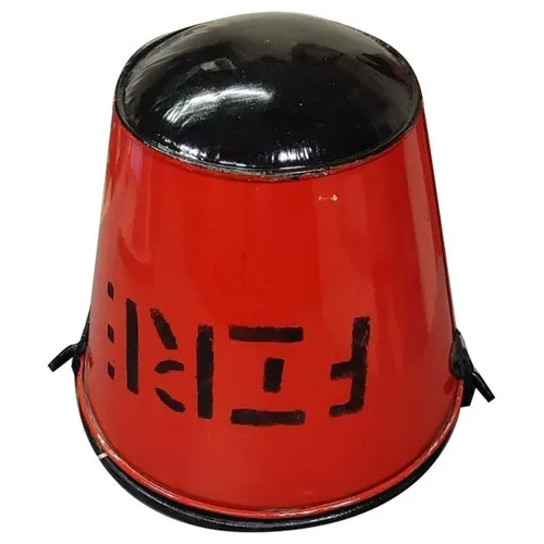 Mild Steel Sand Fire Bucket - Industrial Usage, 12 Liters Capacity, Red Color | Essential Fire Safety Equipment for Emergency Response