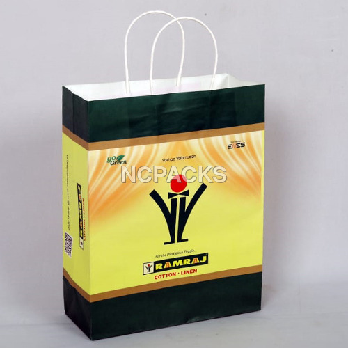 Moisture Proof Branded Printed Paper Bag