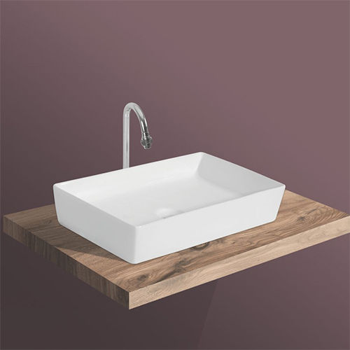 White Optra-3022 Ceramic Table Top Water Basin