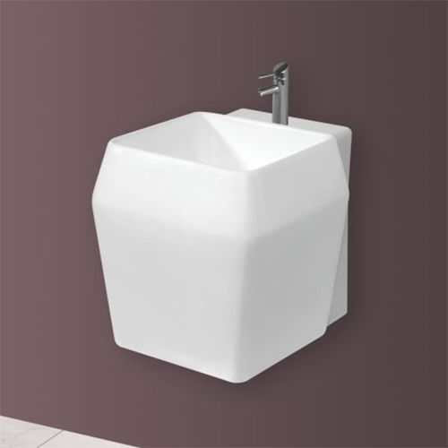 White Trofy-6002 Wall Hung Basin