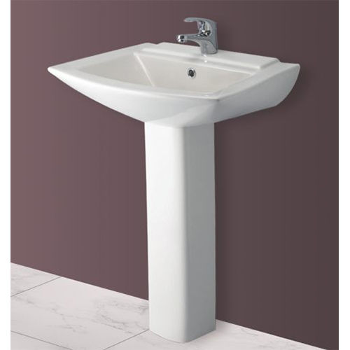 White Crome-8003 Pedestal Wash Basin