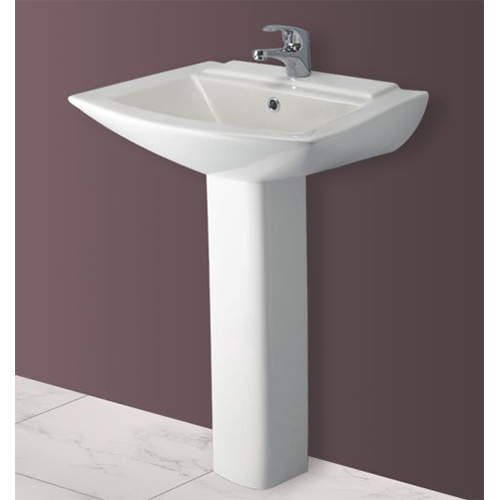 Crome-8003 Pedestal Wash Basin