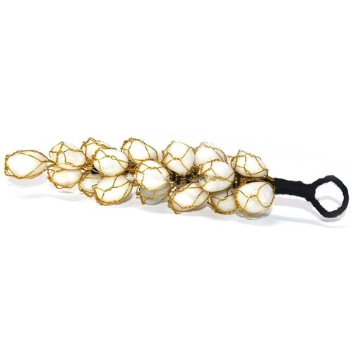 Natural White Agate Stone Gemstone Tumbled Grapes Theme Car Hanger