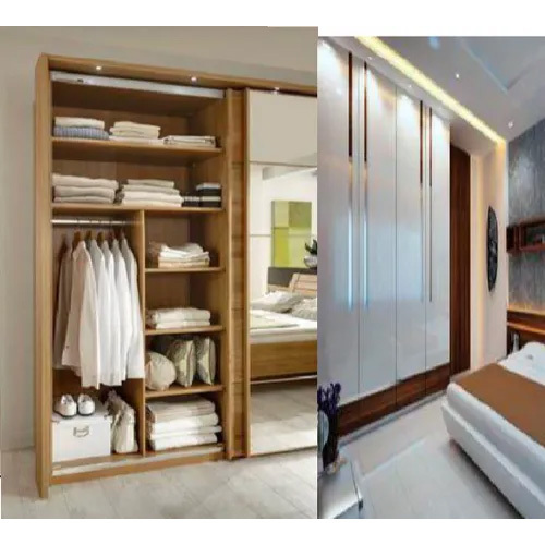 Designer Sliding Wooden Wardrobe