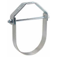 Anfa Standard Clevis Hanger - Mild Steel, 50-300 Mm , Silver Color, Galvanized Finish, Supports Up To 2700 Kgs