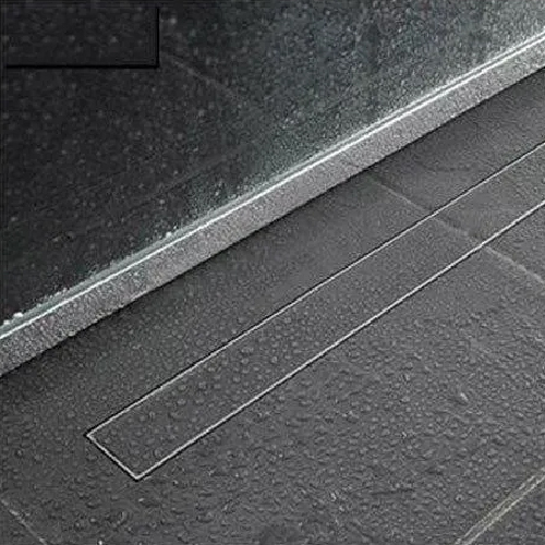 Black Drainco 600 Mm X 70 Mm Tile Insert Floor Drain