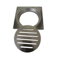 Drainco Stainless Steel Floor Drain - Stainless Steel, Customized Size, Silver Color , Two Piece Structure, Glossy Polished Finish, Round Shape, High Quality