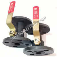 Single Piece Design FLANGE END Ball Valve