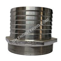 Stainless Steel Hose Nipple - Color: Silver