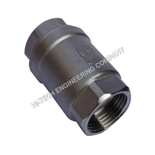 Stainless Steel Vertical Nrv (Screwed End) - Application: Threaded