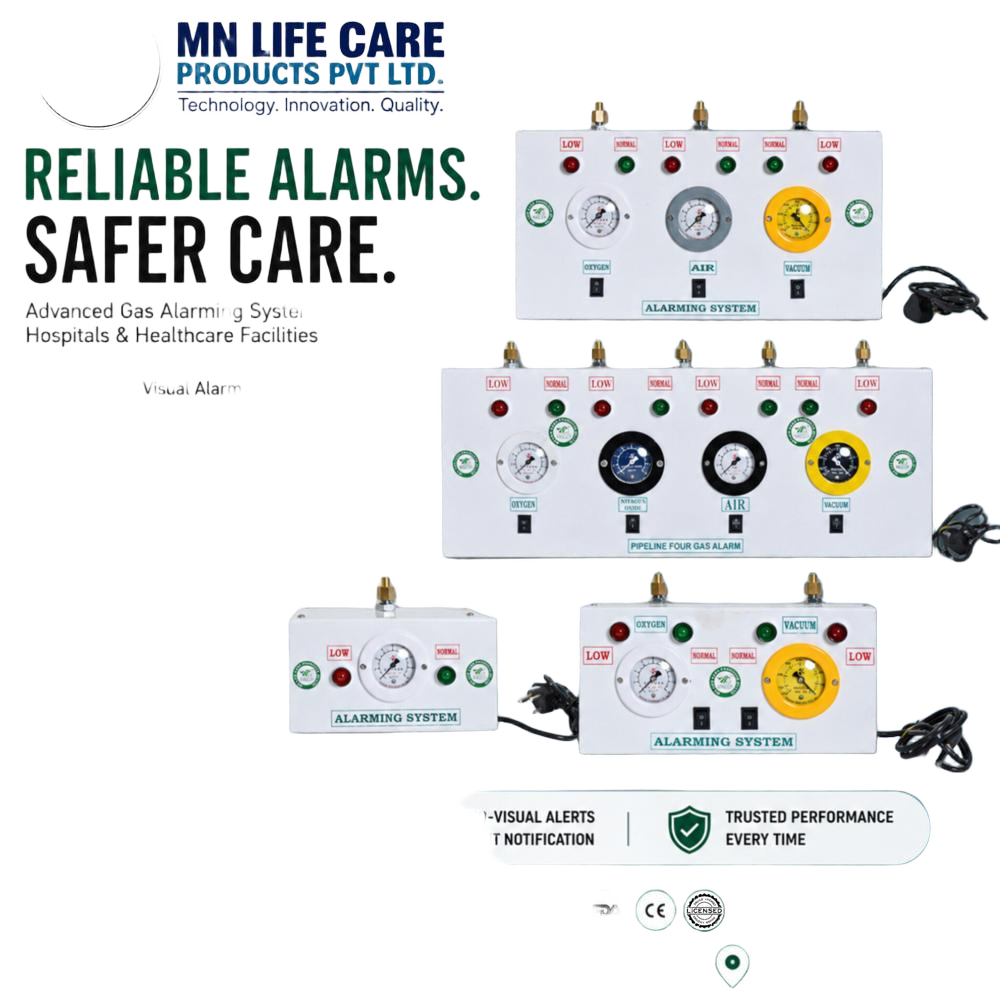 Area Gas Alarm - High Sensitivity Detection | White Finish with Advanced Safety Features
