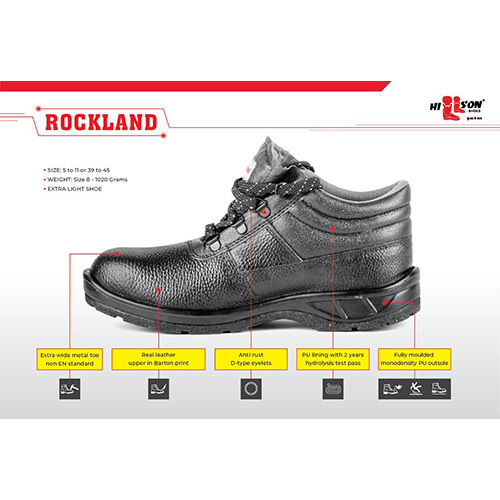 Black Rockland Safety Shoes