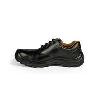 Mf 01 Hillson Safety Shoes - Leather Upper, Size 5-10, Black | Memory Comfort Insole, 200j Composite Toe Cap, Lightweight 1kg