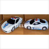 Police Car Toy - Plastic, Friction Powered Design , Chunky Indoor Toy For Young Kids To Enhance Hand-eye Coordination And Imagination