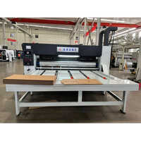 Chain Feed Single Color Corrugated box Printer Die Cutter with Slotting Attachment