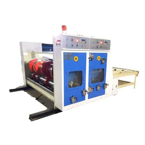 Chain Feed Printer With Creaser And Slotter Industrial