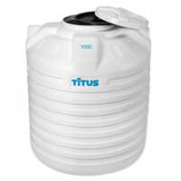 Sintex Titus Water Tank - Frp/ppfrp Material, 2000l Size, 53.1 Inch Diameter, 63.0 Inch Height, Manhole Diameter 16.5 Inch, New Condition, Ideal For Industrial Usage, White Color
